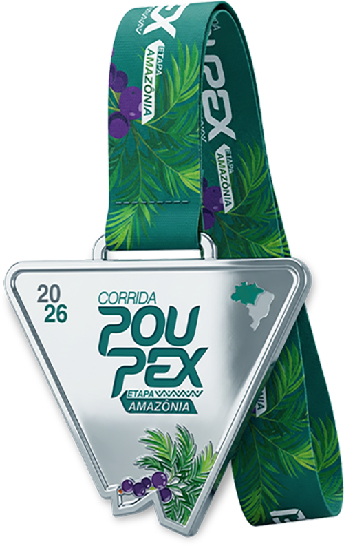 Medalha da etapa Amazônia